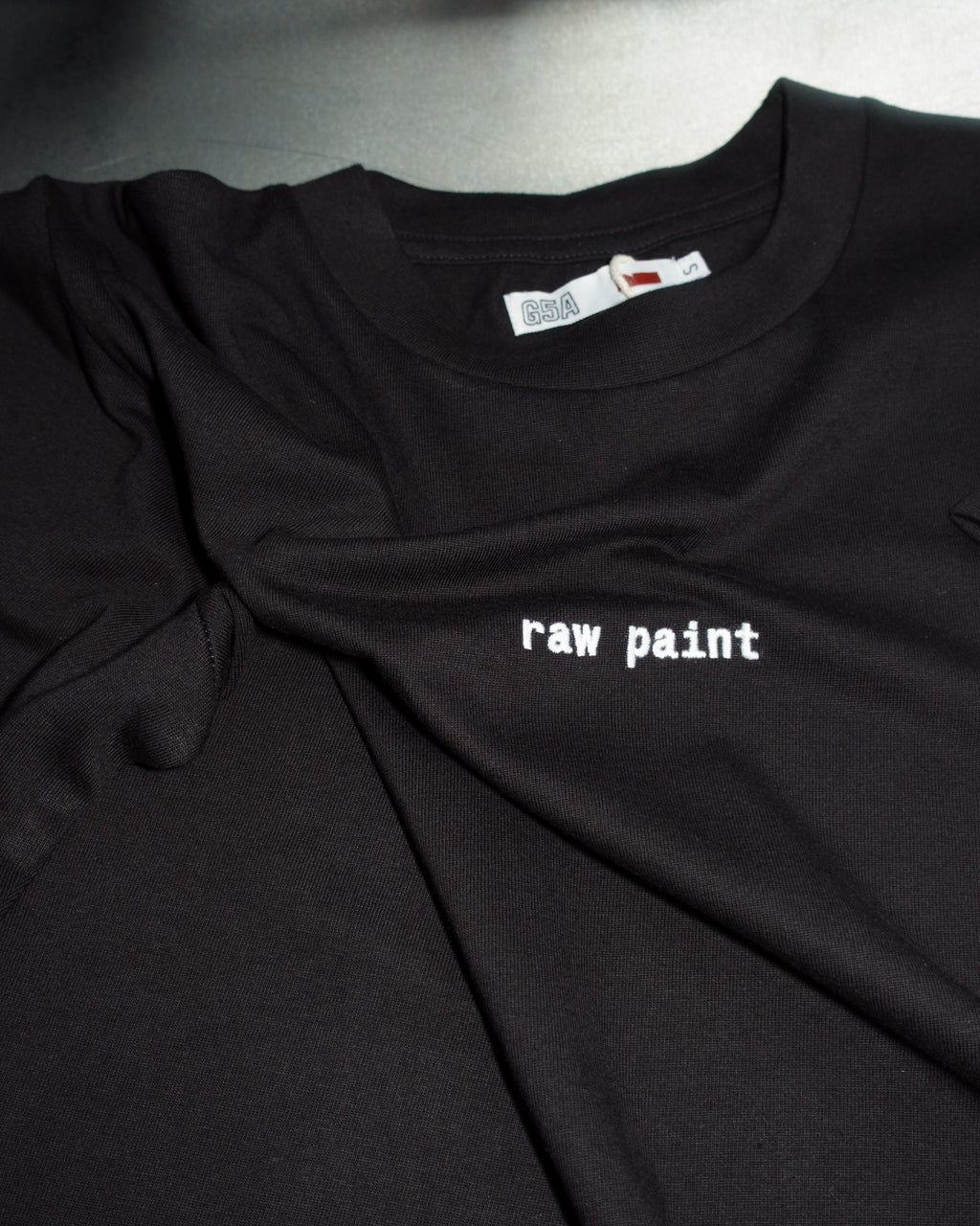 raw paint t-shirt