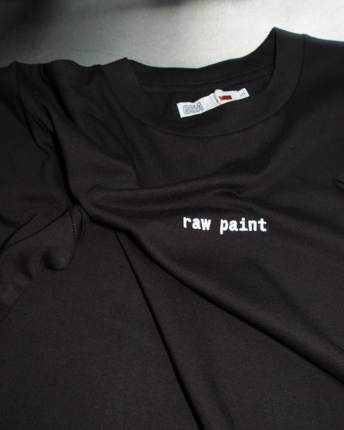 raw paint t-shirt