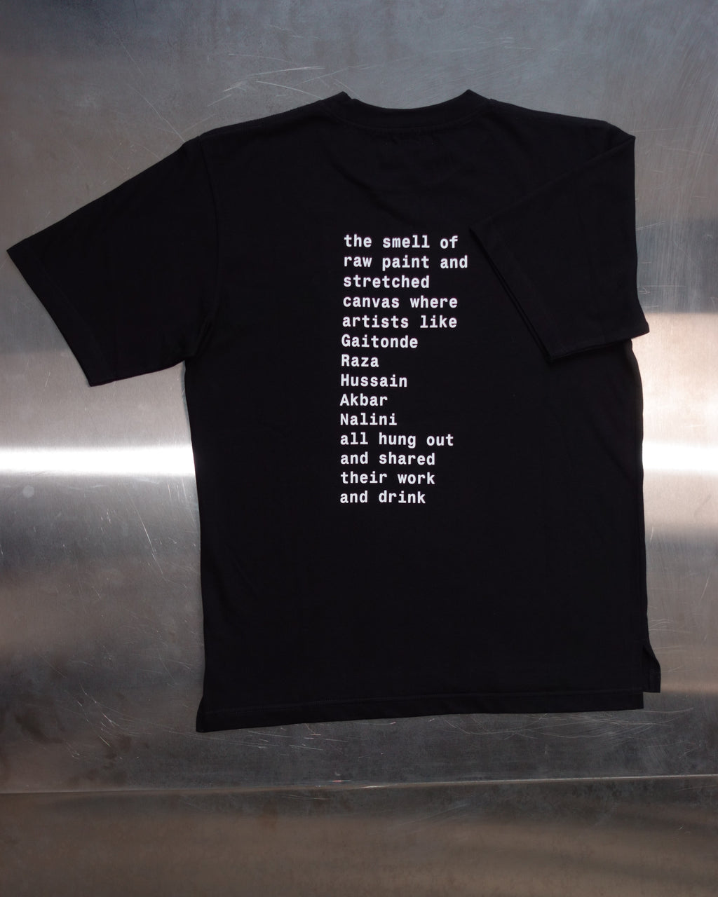 raw paint t-shirt