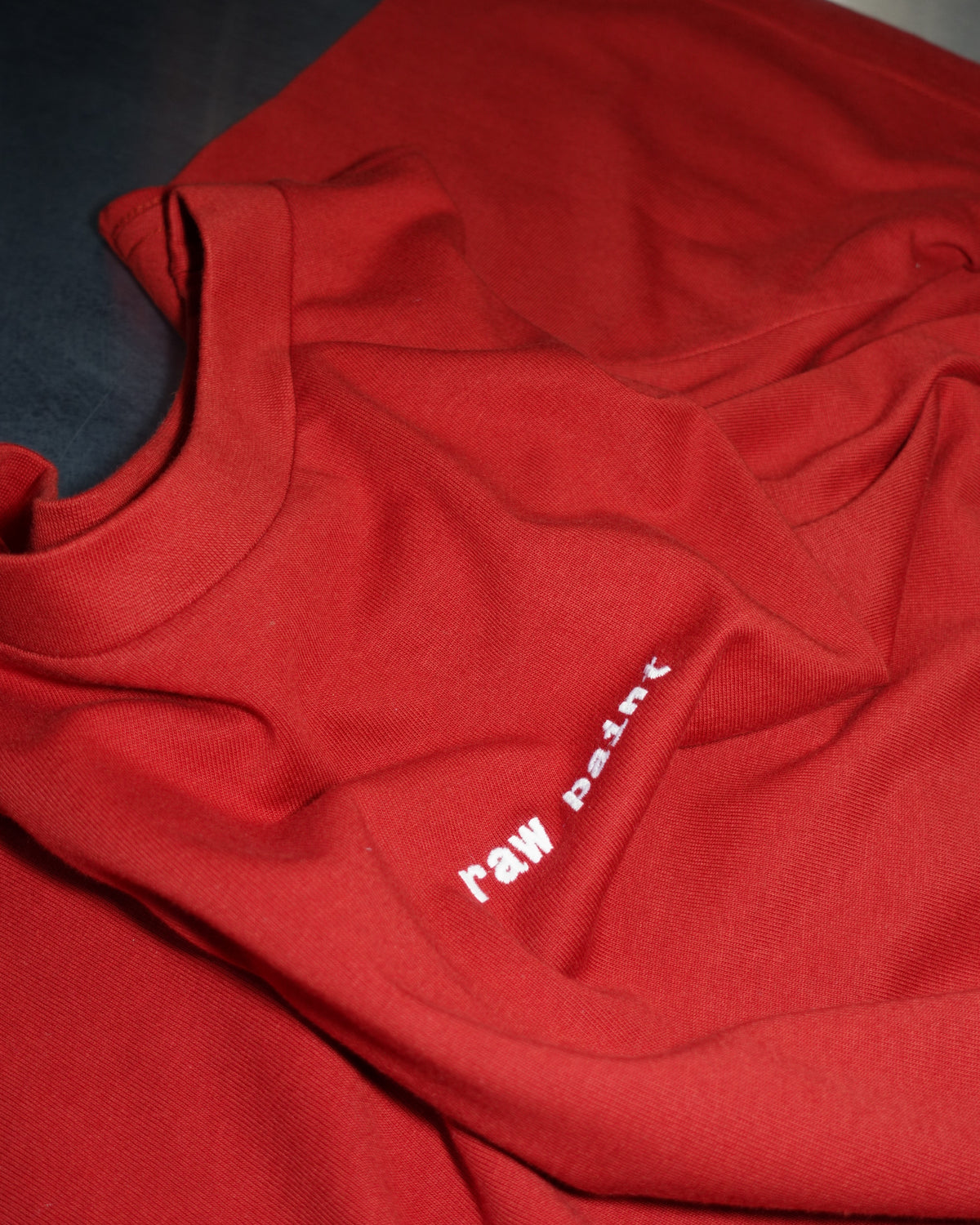 raw paint t-shirt