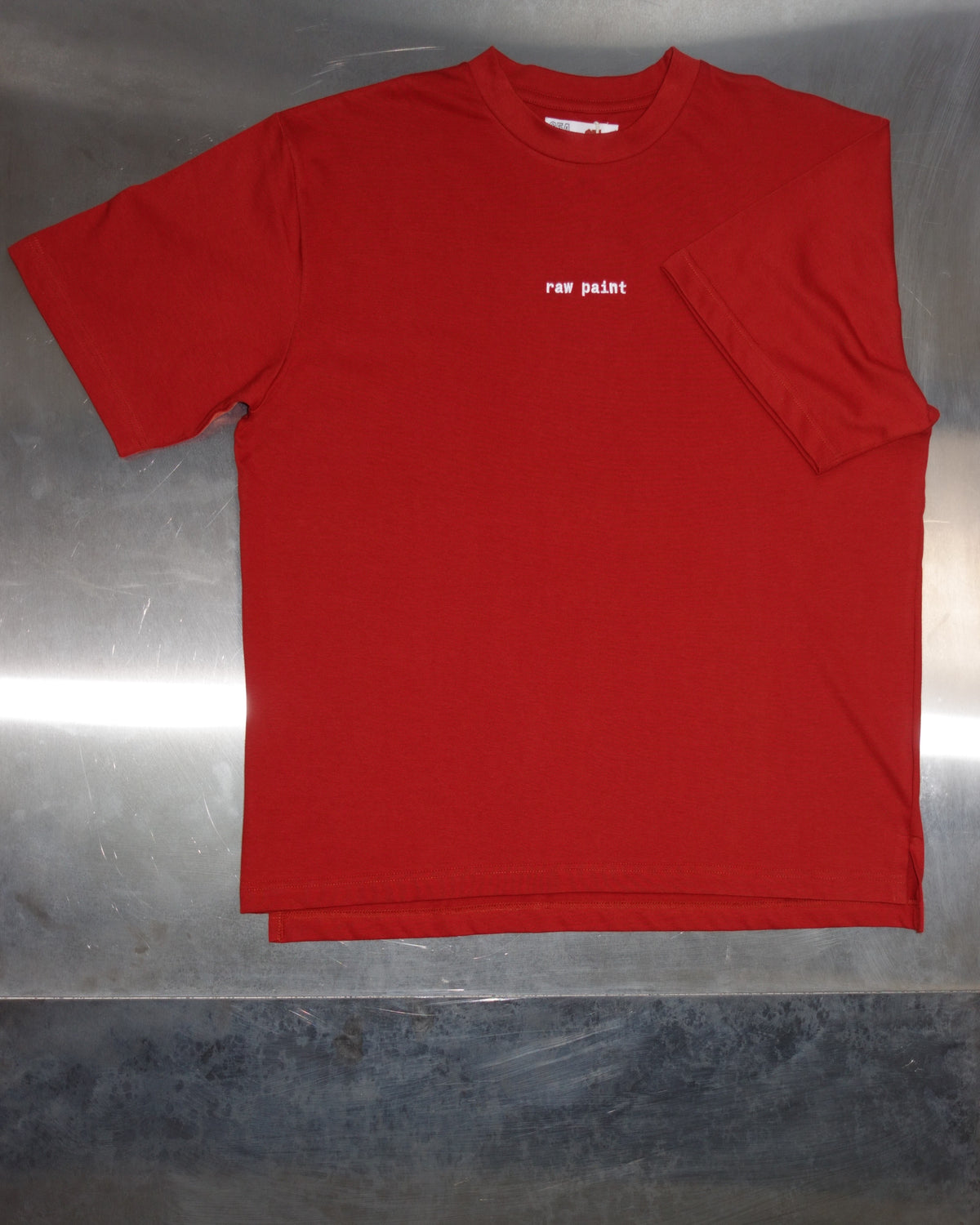 raw paint t-shirt