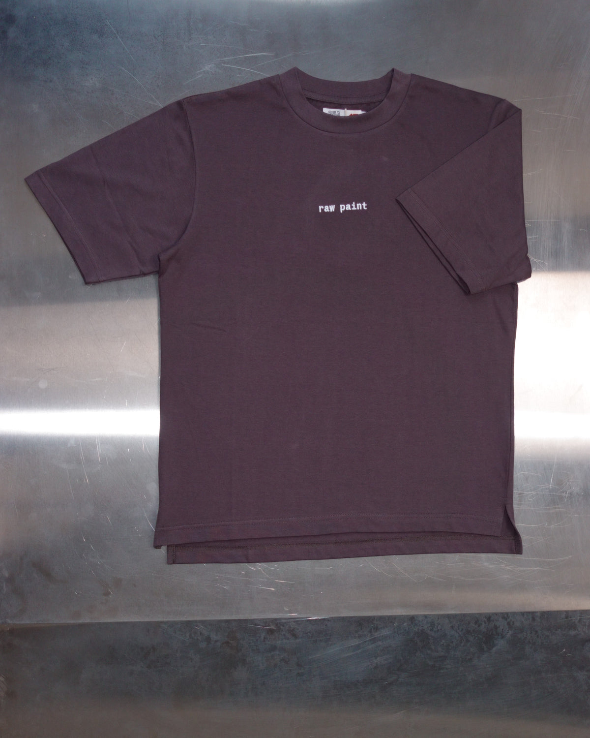 raw paint t-shirt