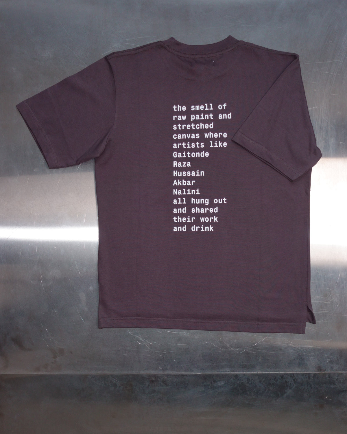raw paint t-shirt