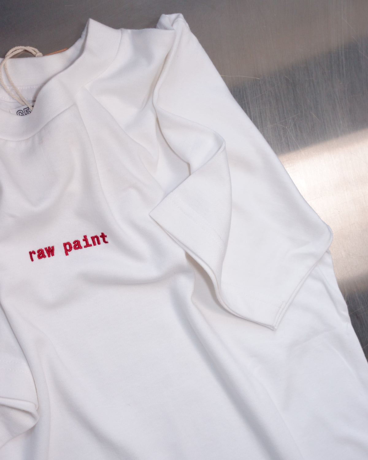 raw paint t-shirt