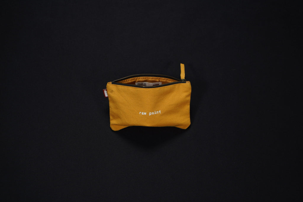 everything pouch – raw paint
