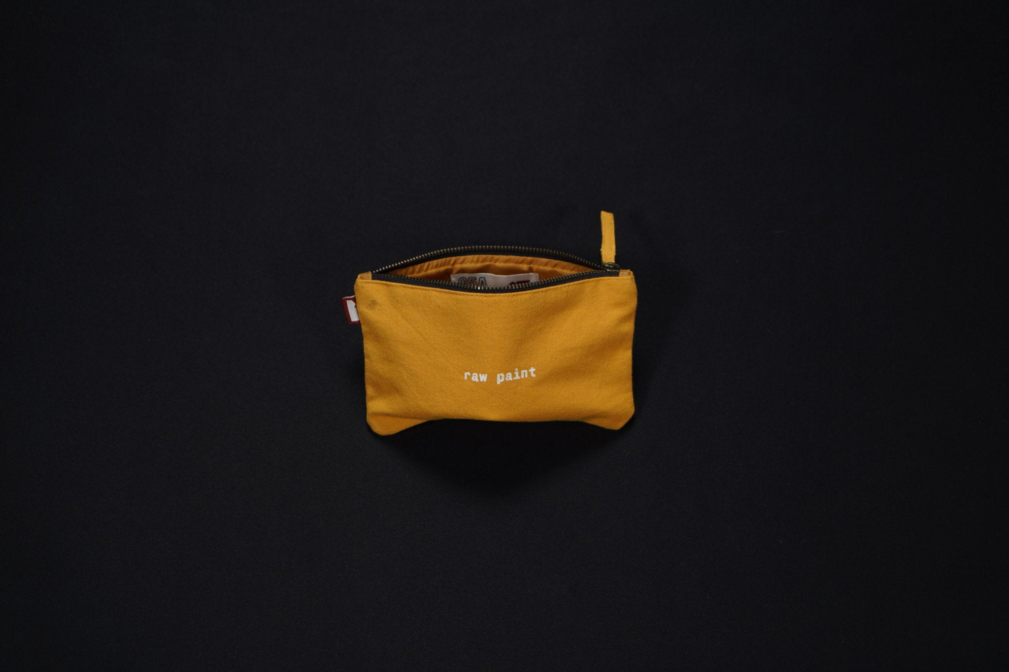 everything pouch – raw paint