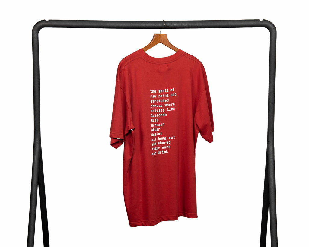 raw paint t-shirt
