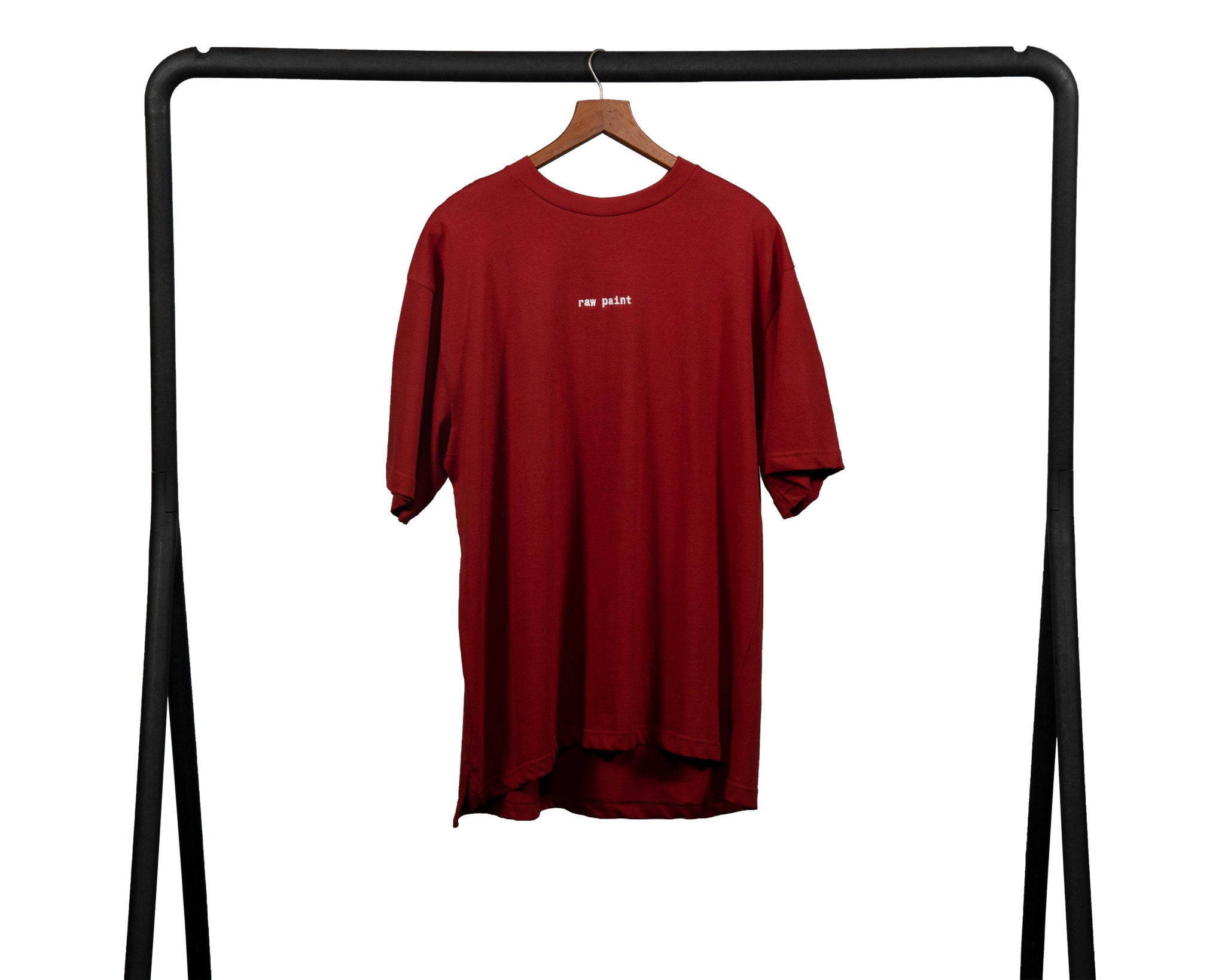raw paint t-shirt