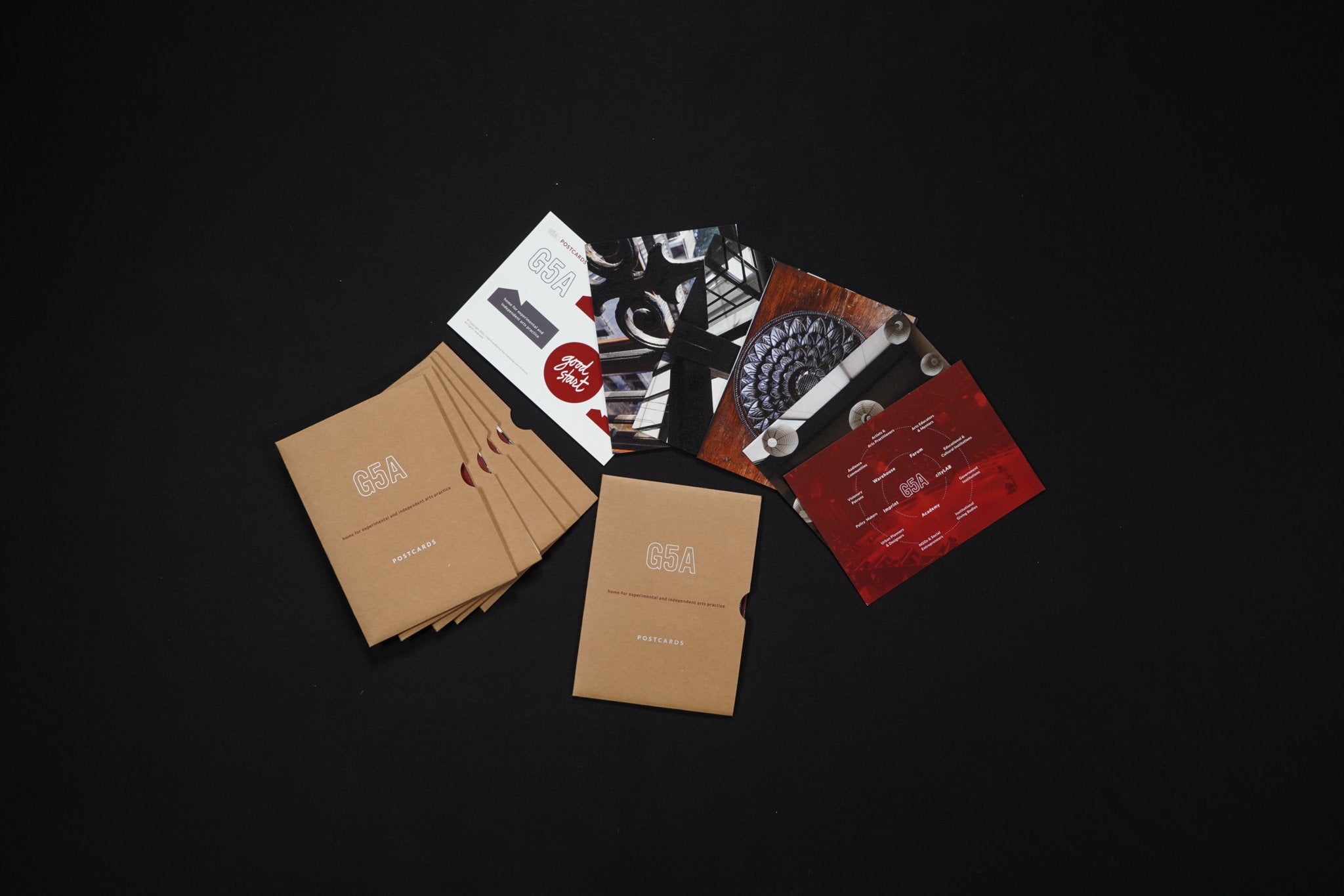 warehouse postcard set